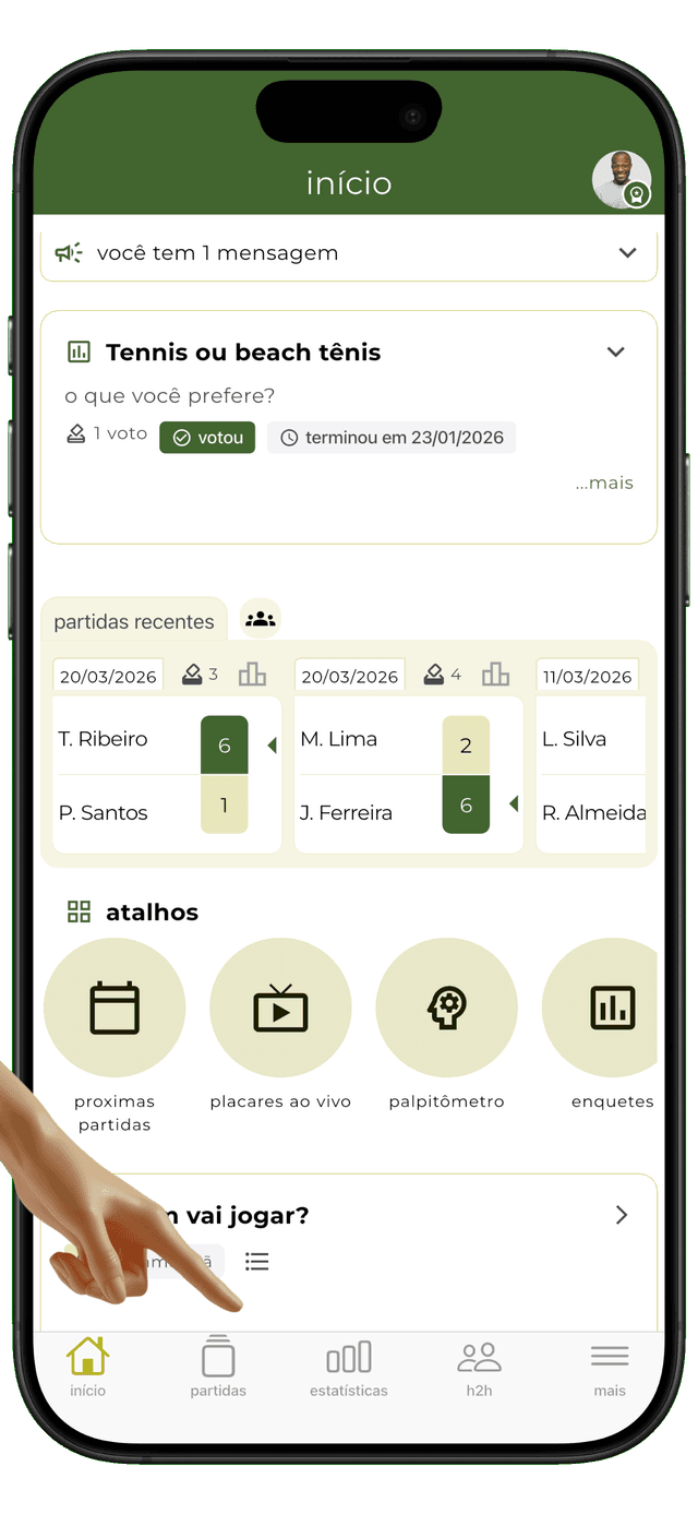 app bottom navigation with 4 tabs